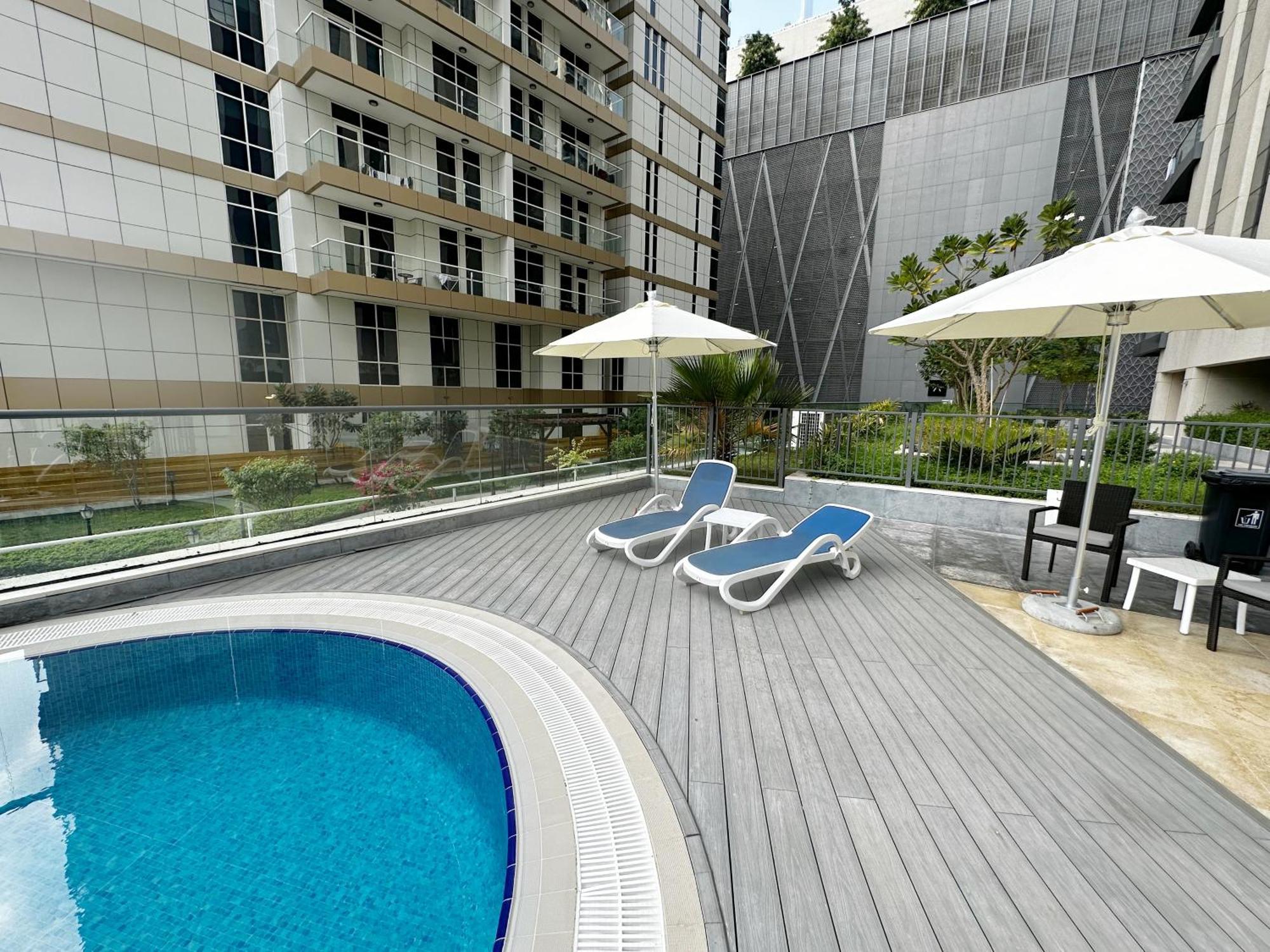 Dunya Tower Luxury And 2 Min Walk To Dubai Mall And Burj Khalifa In Heart Of Downtown Ngoại thất bức ảnh